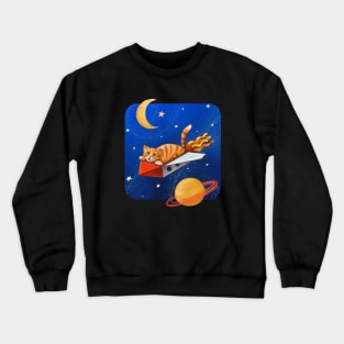 Cat In Space Crewneck Sweatshirt